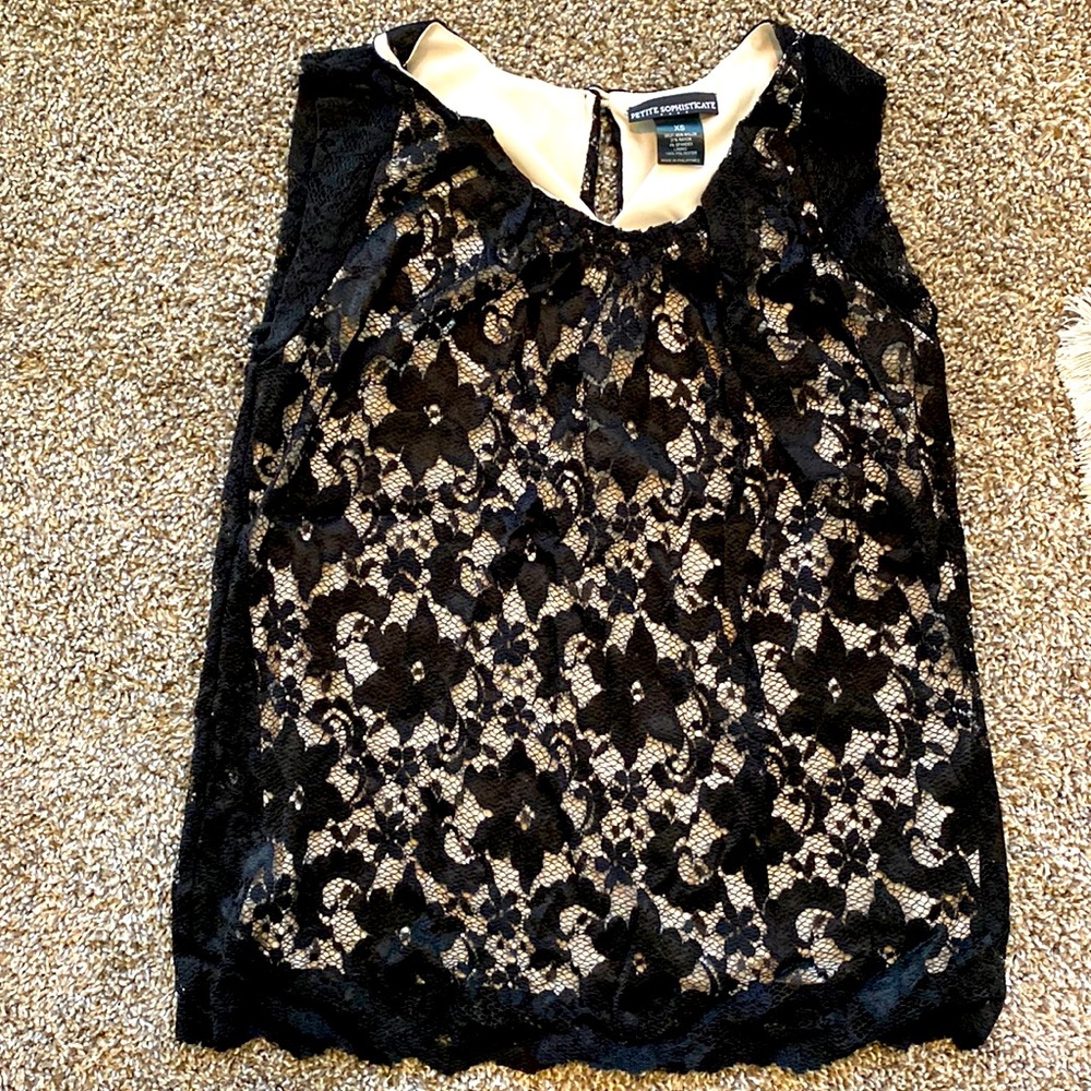 Petite Sophisticate Top - size XS